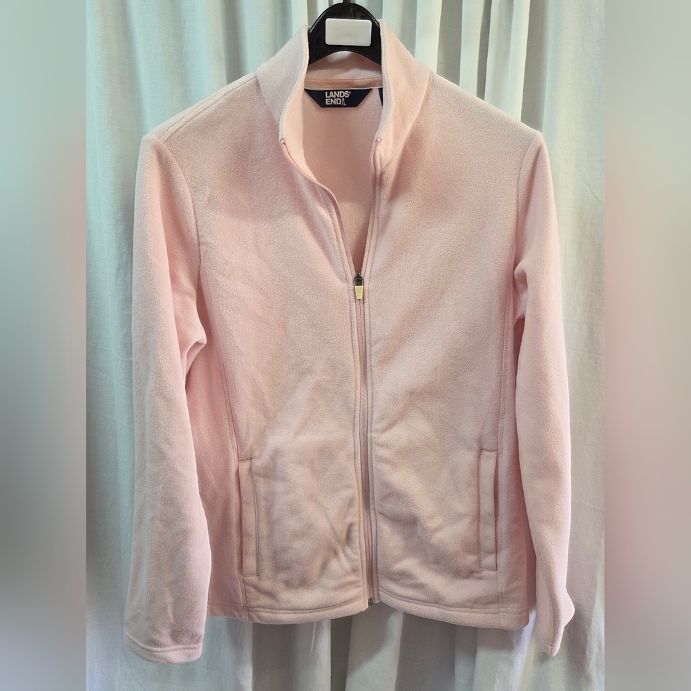 Lands' End Women's Soft Pink Utility Jacket